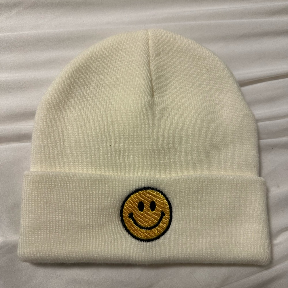 Urban Outfitters Smiley Beanie